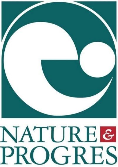 Logo nature et progrès pour la brassserie les Mousses du Rouergue Decazeville Aveyron