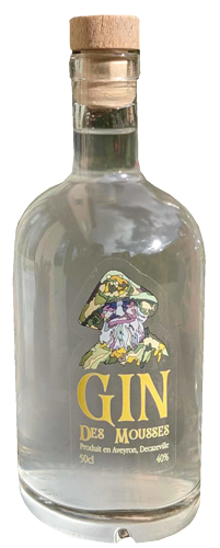 Le Gin des Mousses de la brasserie les Mousses du Rouergue Decazeville Aveyron